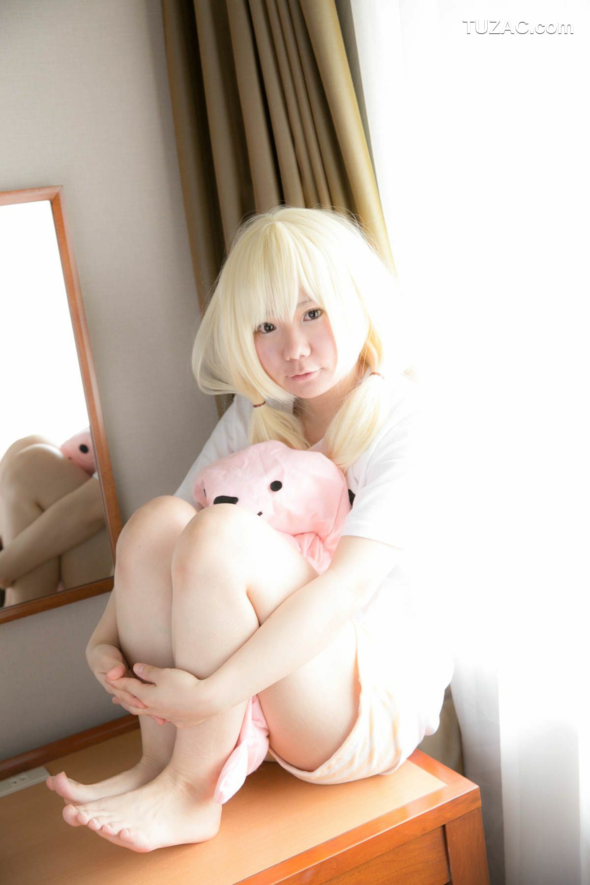 日本CosPlay_兎丘なこ《Idolmaster》Futaba Anzu(双葉杏) 写真集[36P]