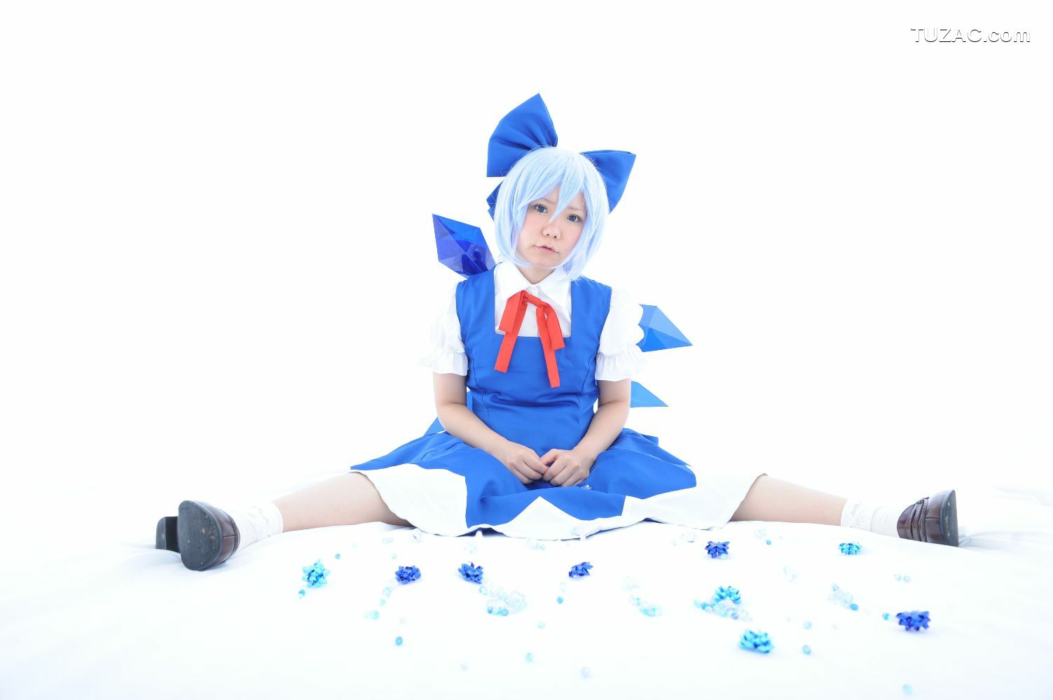 日本CosPlay_兎丘なこ《Touhou Project》Cirno+Inubashiri Momiji 写真集[80P]