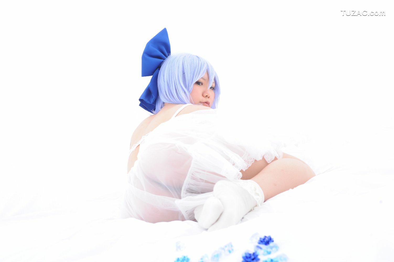 日本CosPlay_兎丘なこ《Touhou Project》Cirno+Inubashiri Momiji 写真集[80P]