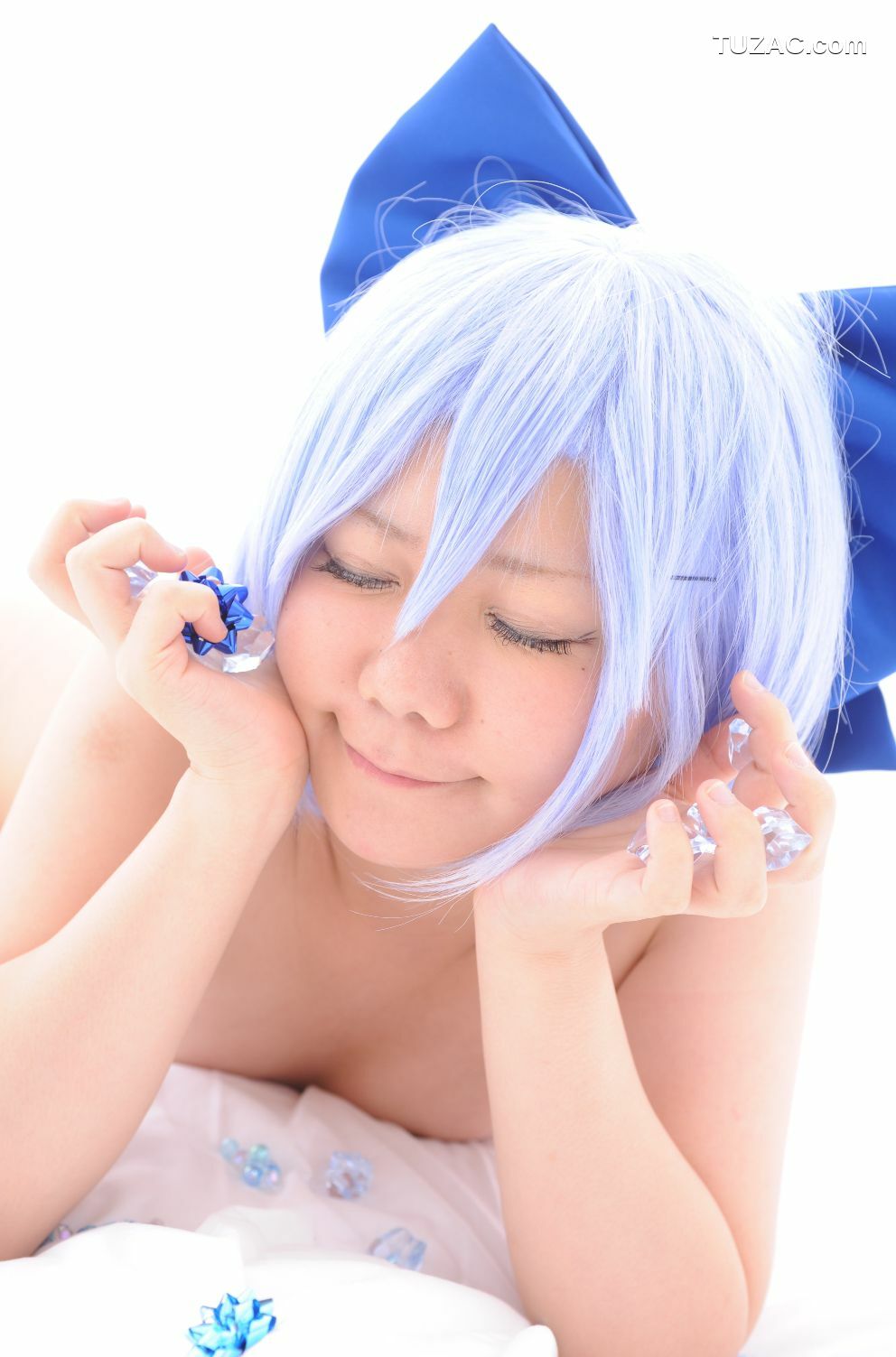 日本CosPlay_兎丘なこ《Touhou Project》Cirno+Inubashiri Momiji 写真集[80P]