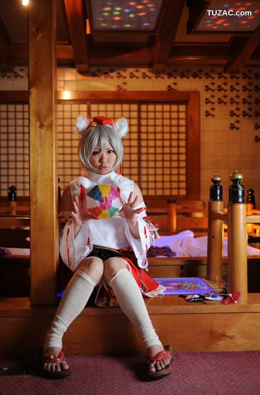 日本CosPlay_兎丘なこ《Touhou Project》Cirno+Inubashiri Momiji 写真集[80P]