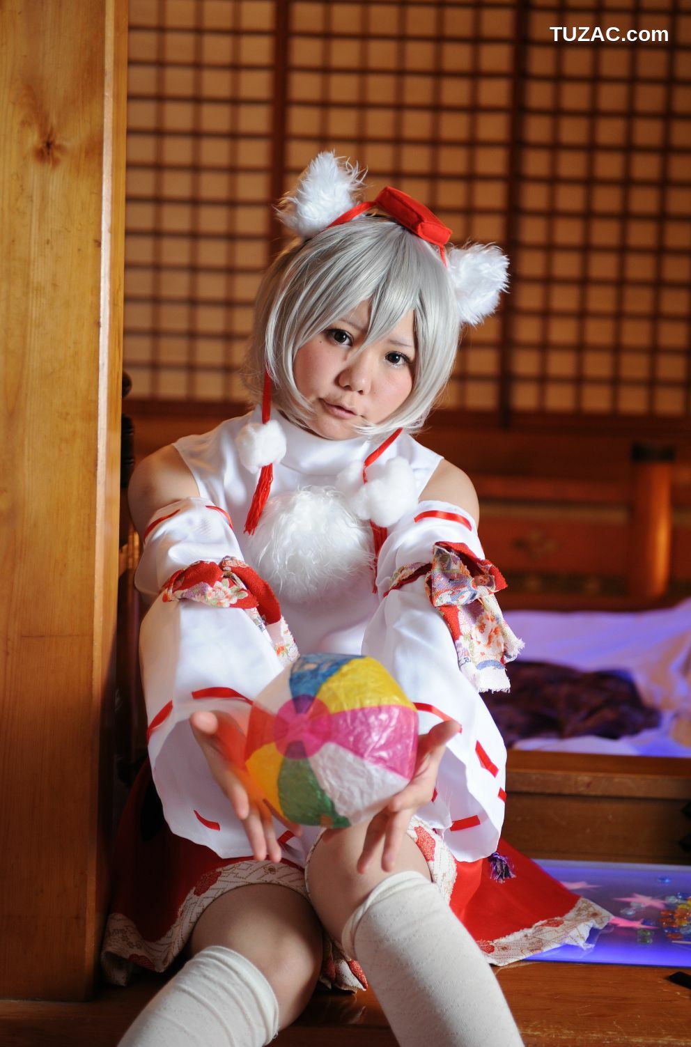 日本CosPlay_兎丘なこ《Touhou Project》Cirno+Inubashiri Momiji 写真集[80P]