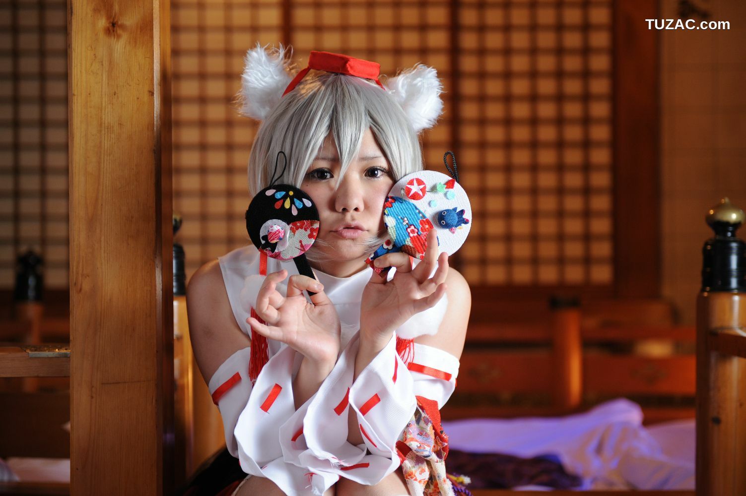 日本CosPlay_兎丘なこ《Touhou Project》Cirno+Inubashiri Momiji 写真集[80P]