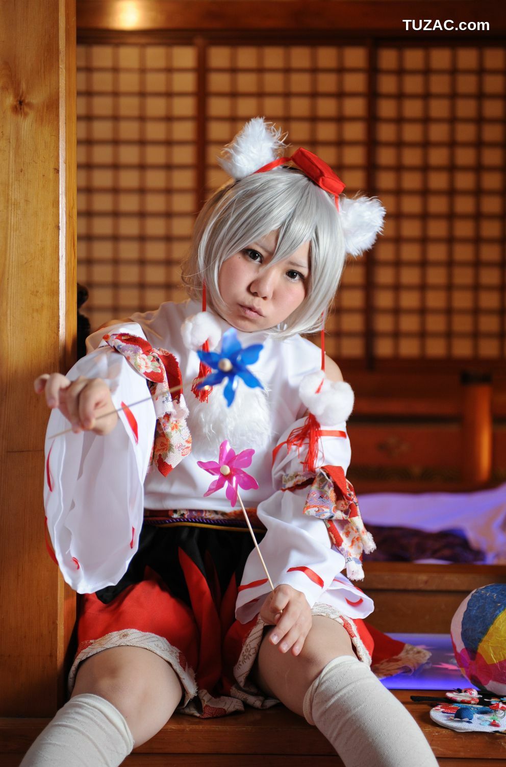 日本CosPlay_兎丘なこ《Touhou Project》Cirno+Inubashiri Momiji 写真集[80P]