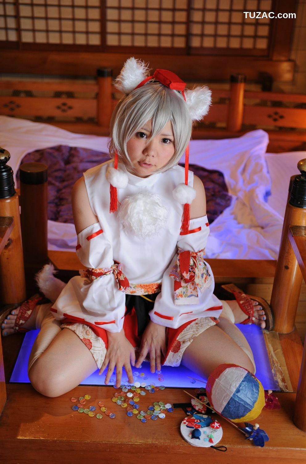 日本CosPlay_兎丘なこ《Touhou Project》Cirno+Inubashiri Momiji 写真集[80P]