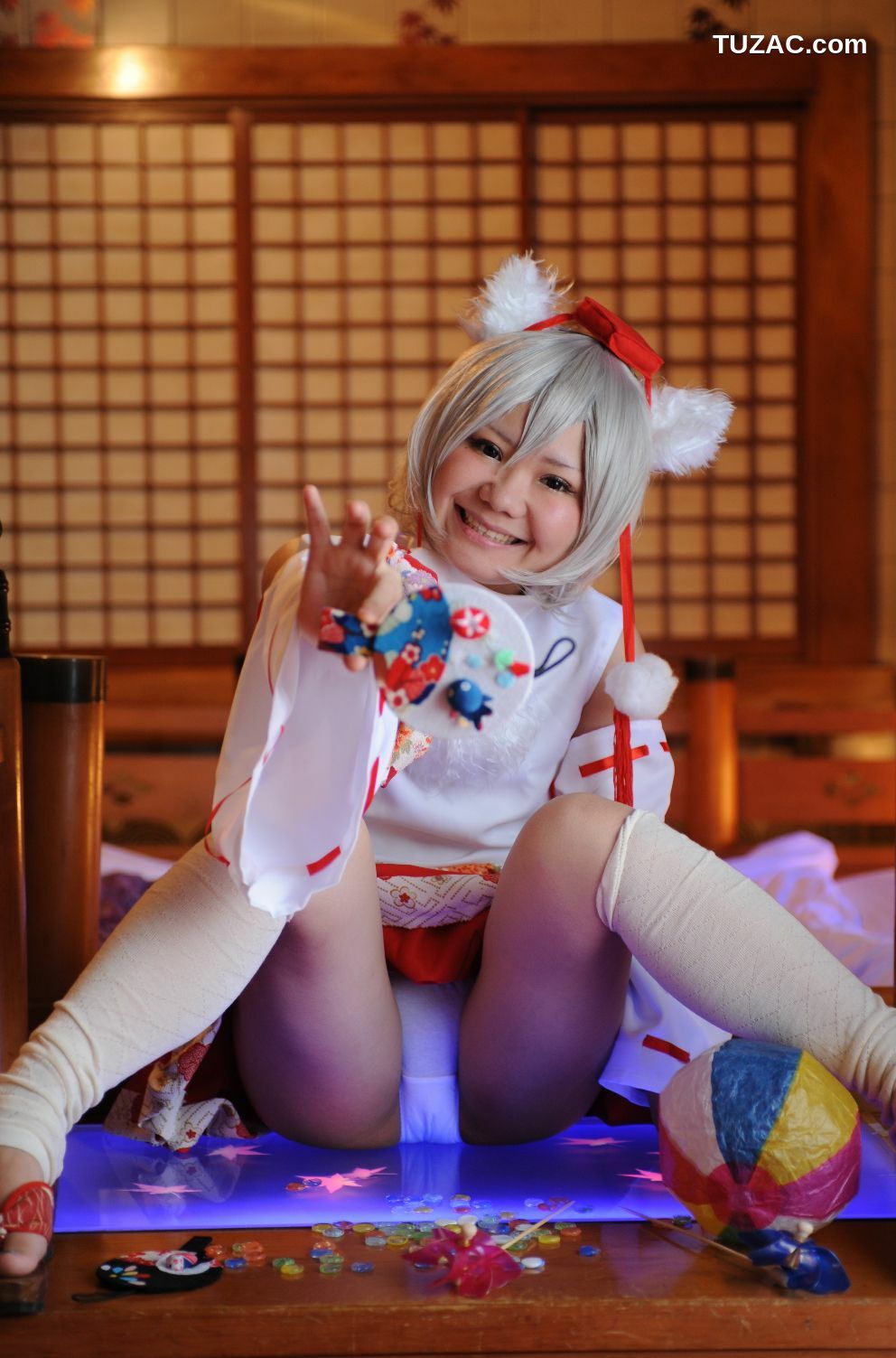 日本CosPlay_兎丘なこ《Touhou Project》Cirno+Inubashiri Momiji 写真集[80P]