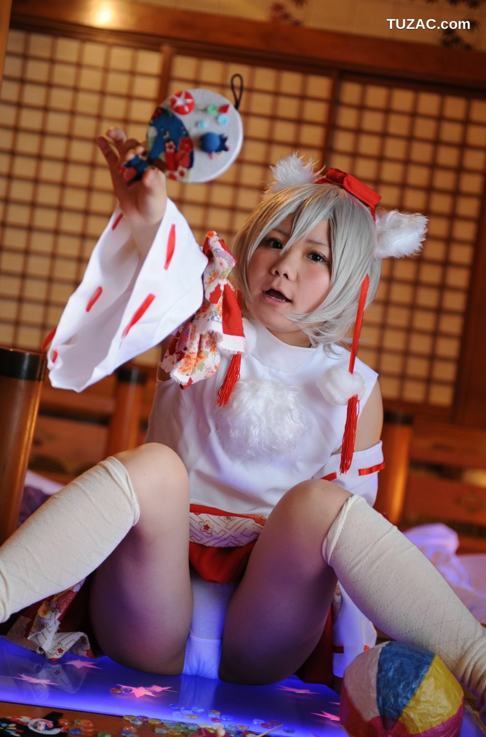 日本CosPlay_兎丘なこ《Touhou Project》Cirno+Inubashiri Momiji 写真集[80P]