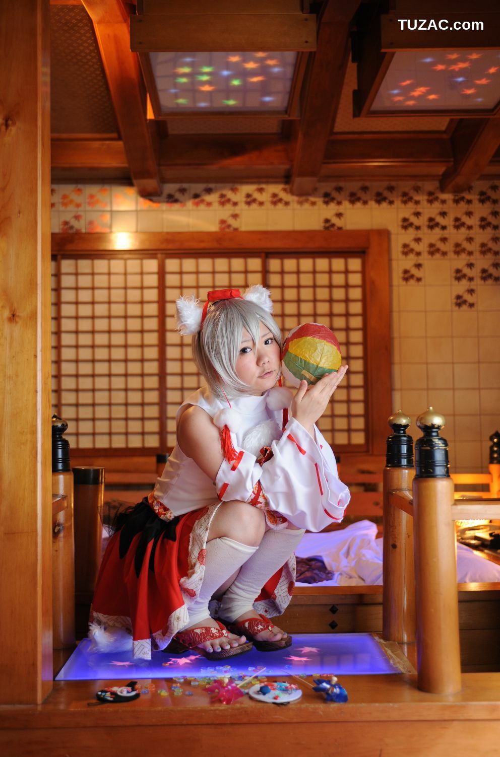 日本CosPlay_兎丘なこ《Touhou Project》Cirno+Inubashiri Momiji 写真集[80P]