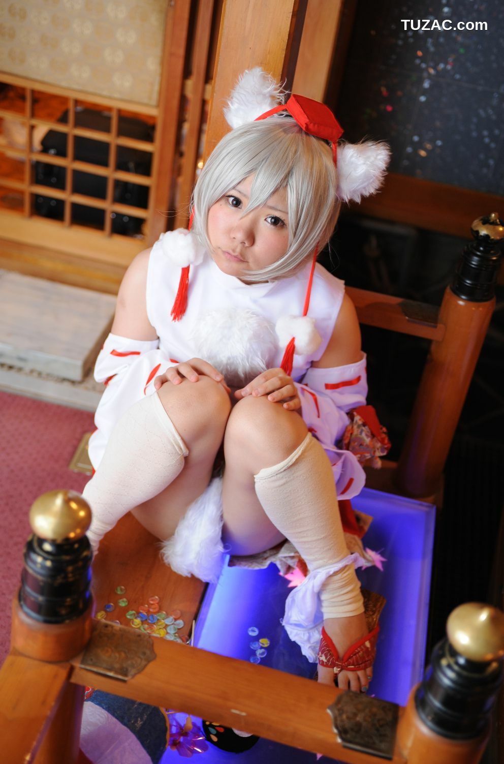 日本CosPlay_兎丘なこ《Touhou Project》Cirno+Inubashiri Momiji 写真集[80P]