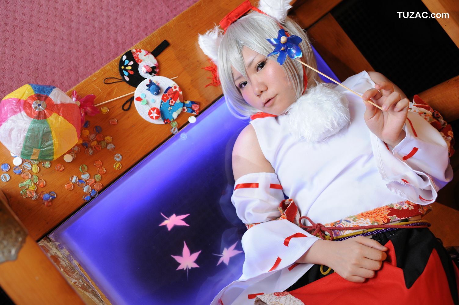 日本CosPlay_兎丘なこ《Touhou Project》Cirno+Inubashiri Momiji 写真集[80P]