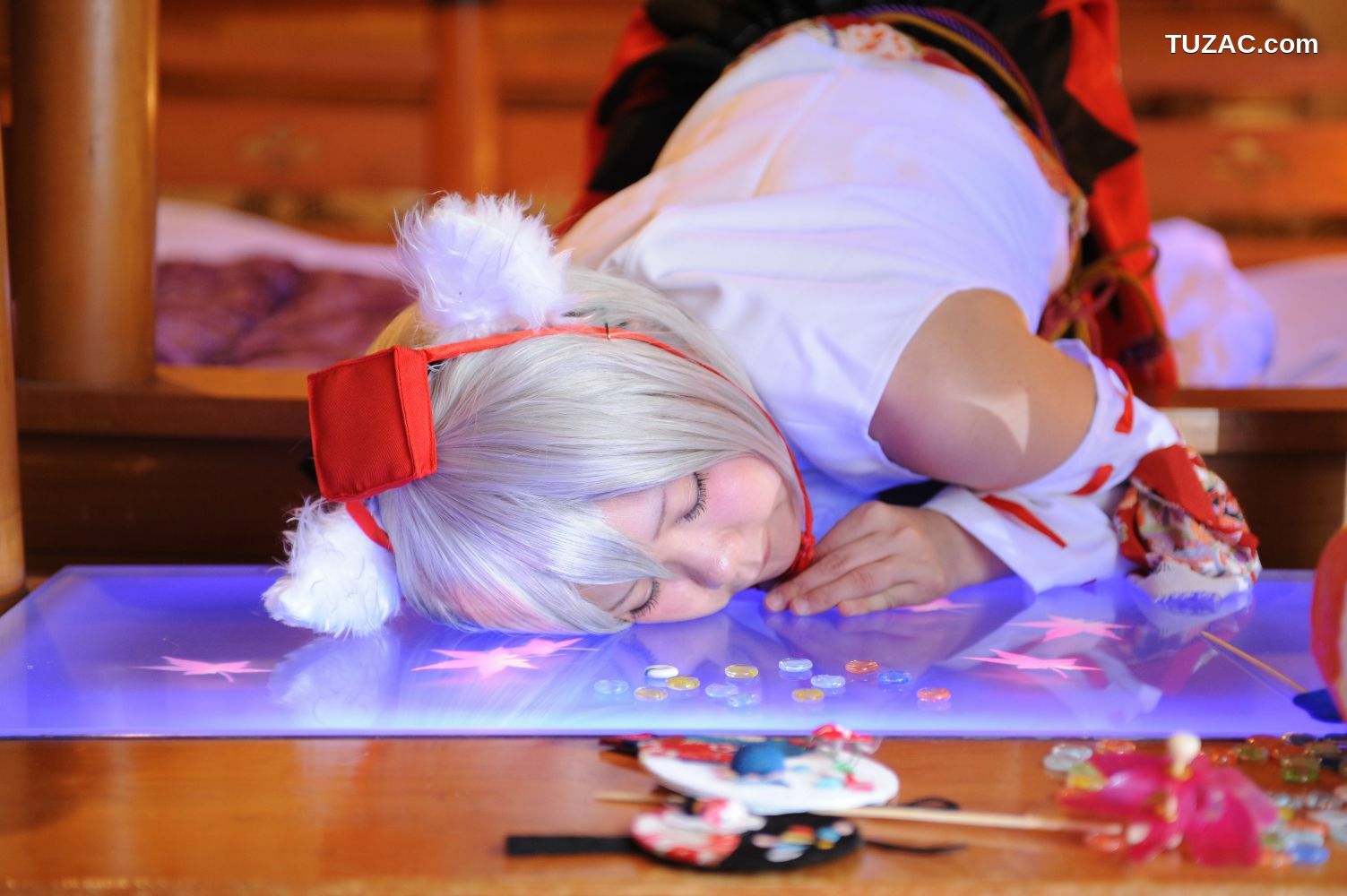 日本CosPlay_兎丘なこ《Touhou Project》Cirno+Inubashiri Momiji 写真集[80P]