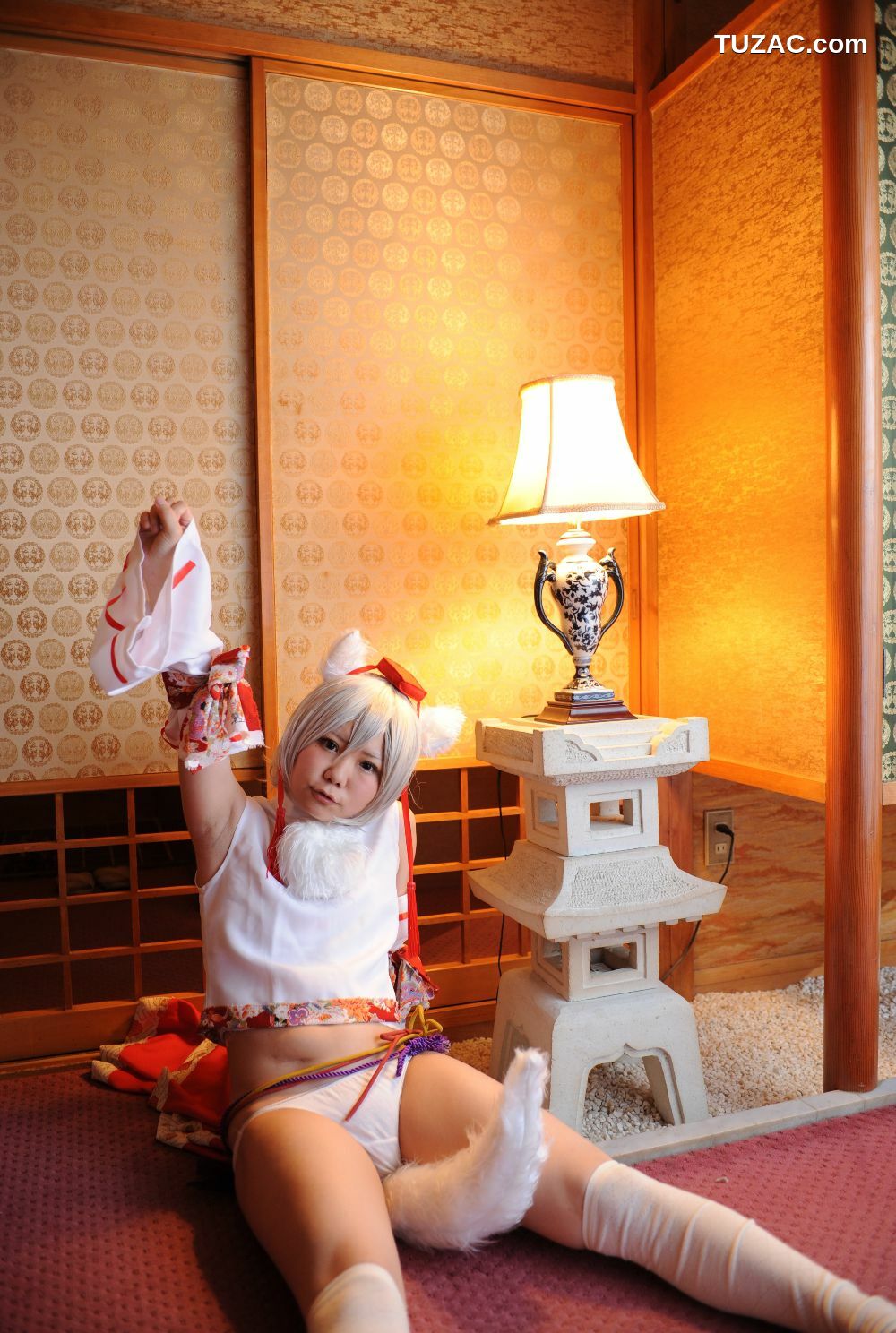 日本CosPlay_兎丘なこ《Touhou Project》Cirno+Inubashiri Momiji 写真集[80P]