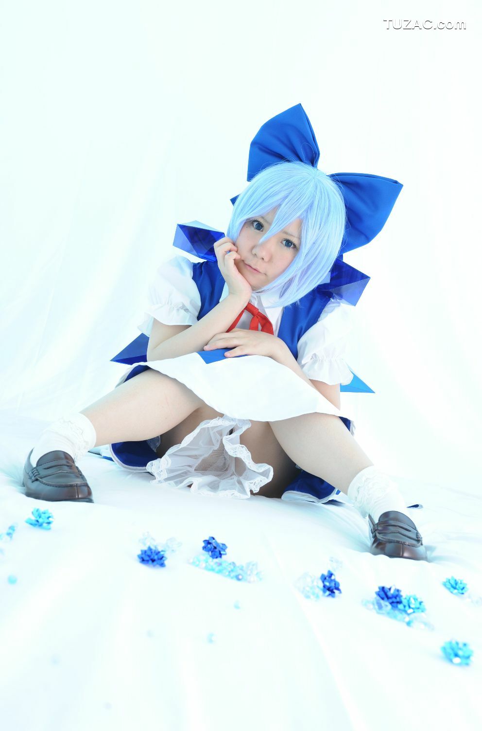 日本CosPlay_兎丘なこ《Touhou Project》Cirno+Inubashiri Momiji 写真集[80P]