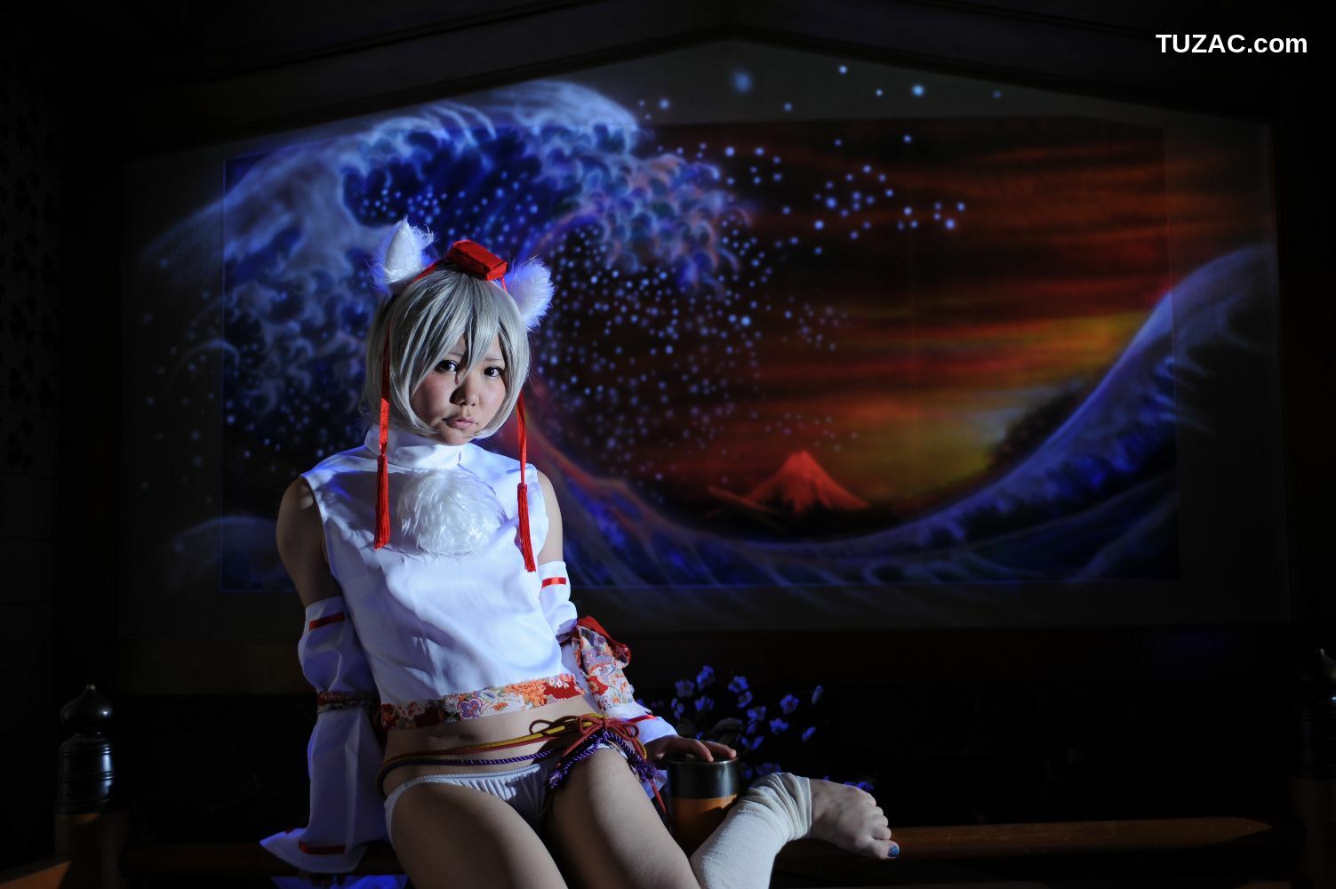 日本CosPlay_兎丘なこ《Touhou Project》Cirno+Inubashiri Momiji 写真集[80P]