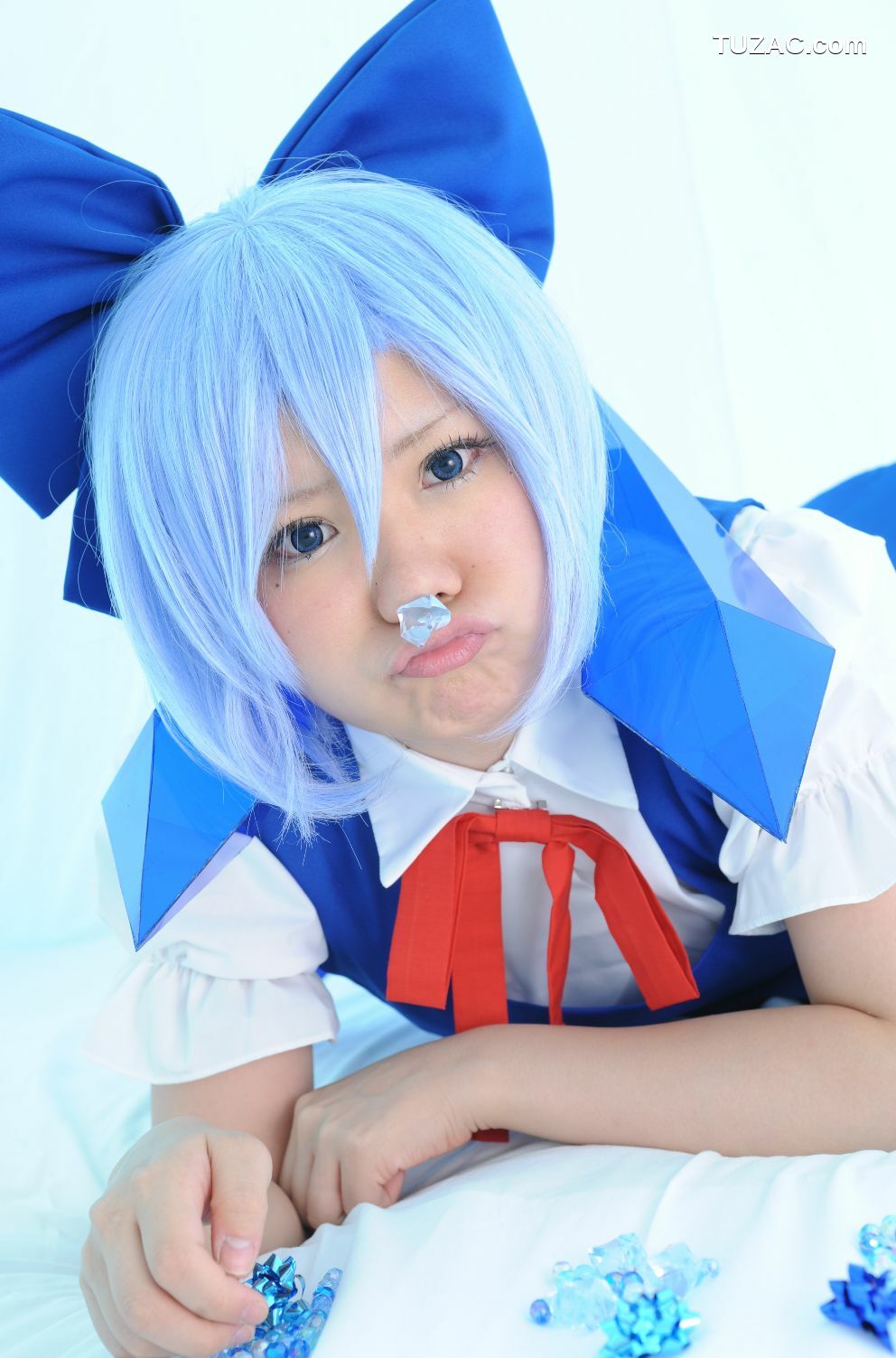 日本CosPlay_兎丘なこ《Touhou Project》Cirno+Inubashiri Momiji 写真集[80P]