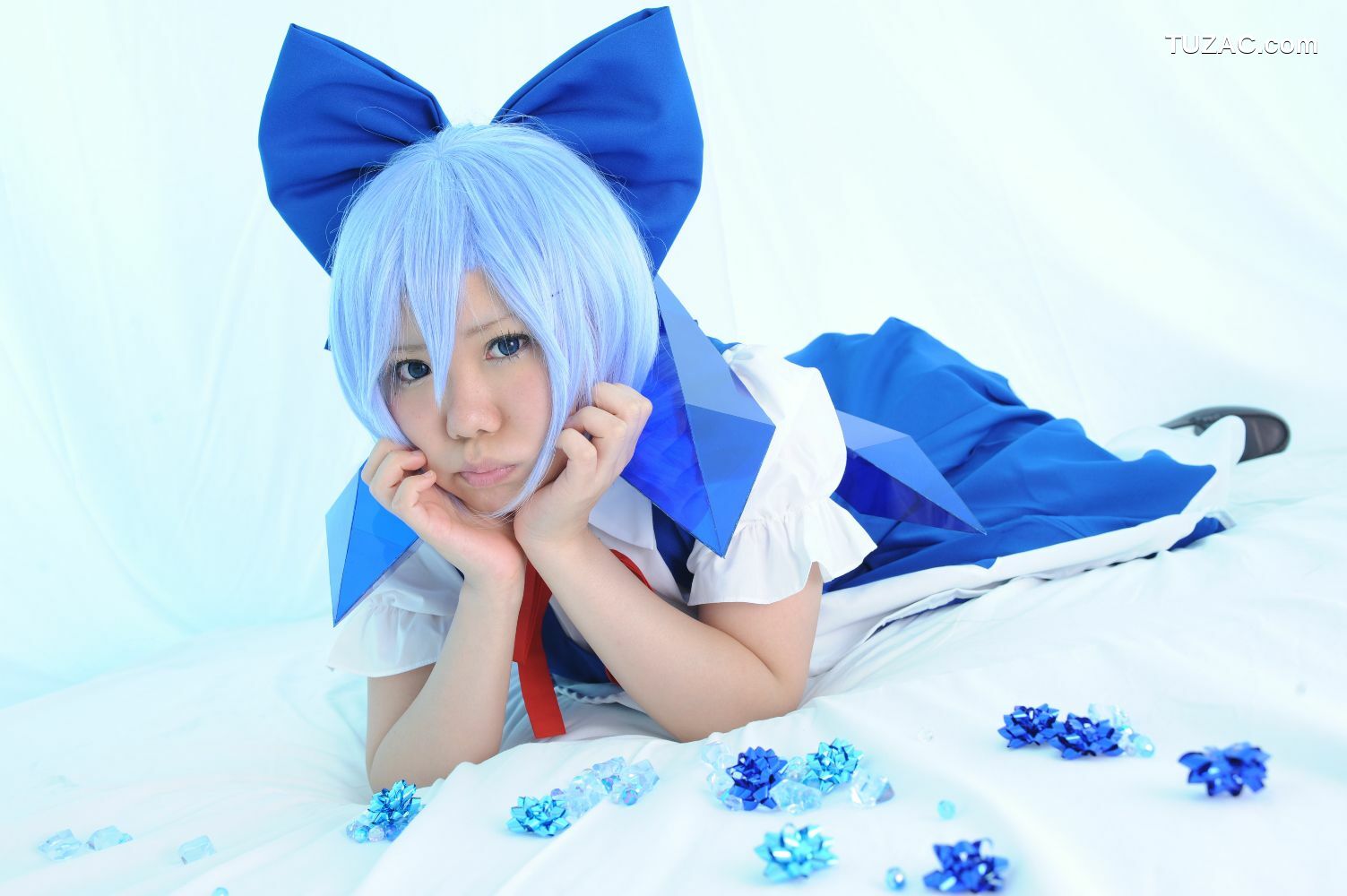 日本CosPlay_兎丘なこ《Touhou Project》Cirno+Inubashiri Momiji 写真集[80P]