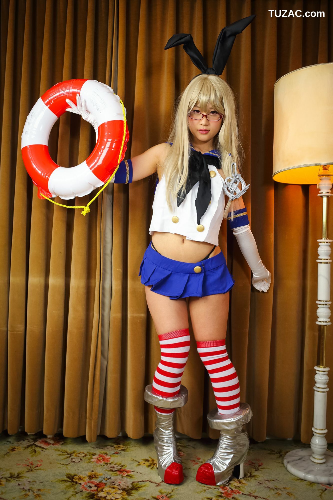 日本CosPlay_北見えり (北见绘里) 《艦隊これくしょん》島風 写真集