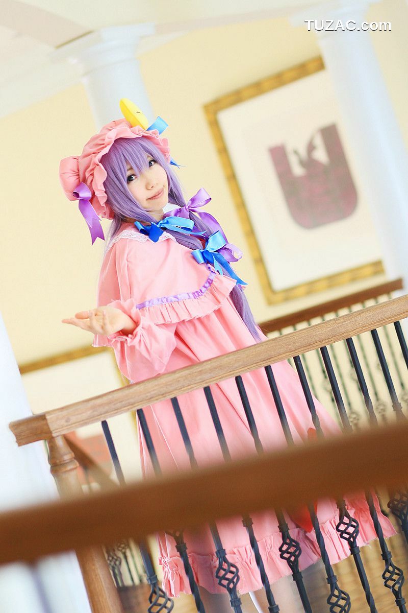 日本CosPlay_天使みゅ (Tenshi Myu) 《東方Project》Patchouli Knowledge 2  写真集[120P]