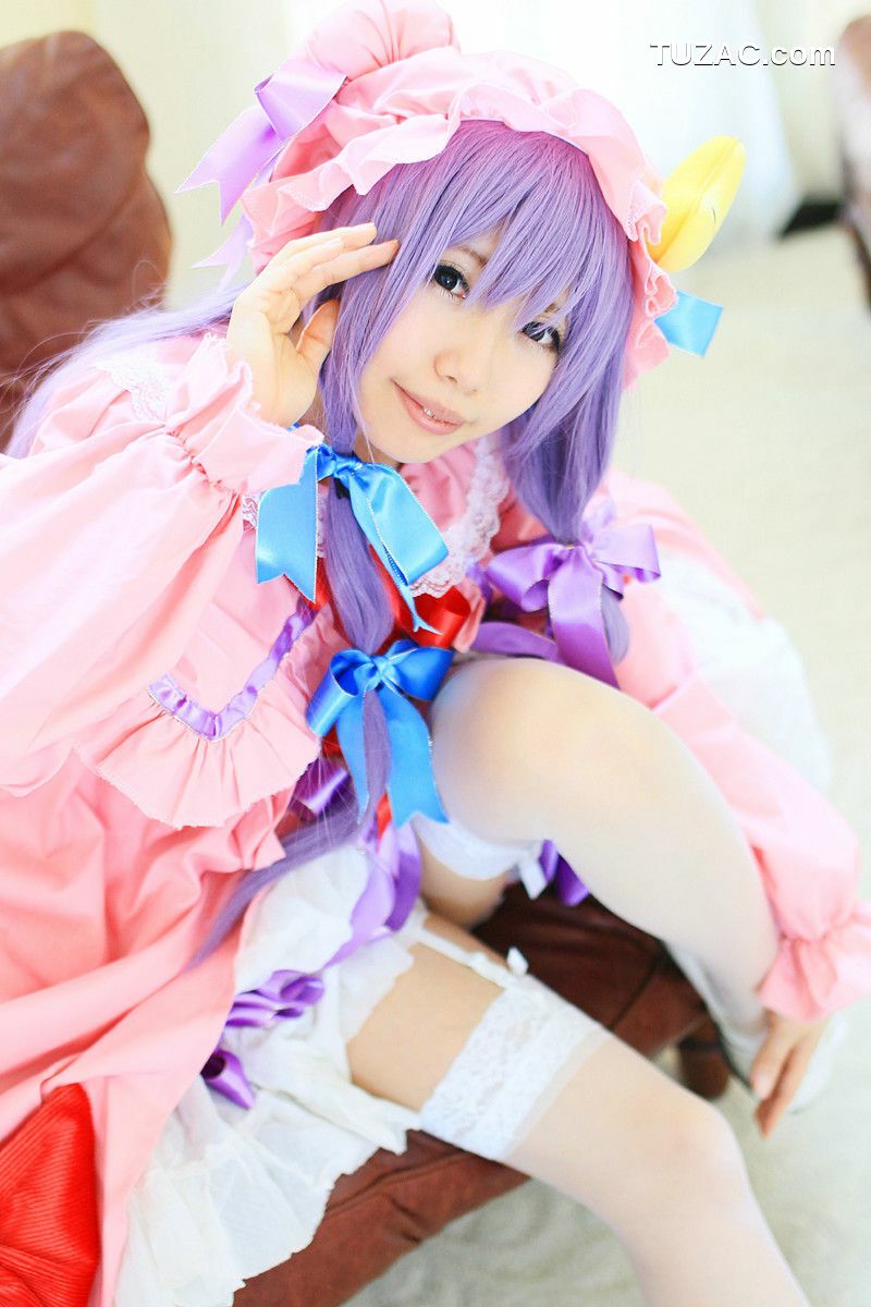 日本CosPlay_天使みゅ (Tenshi Myu) 《東方Project》Patchouli Knowledge 2  写真集[120P]