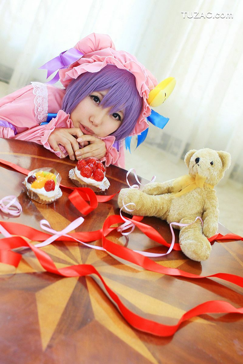 日本CosPlay_天使みゅ (Tenshi Myu) 《東方Project》Patchouli Knowledge 2  写真集[120P]