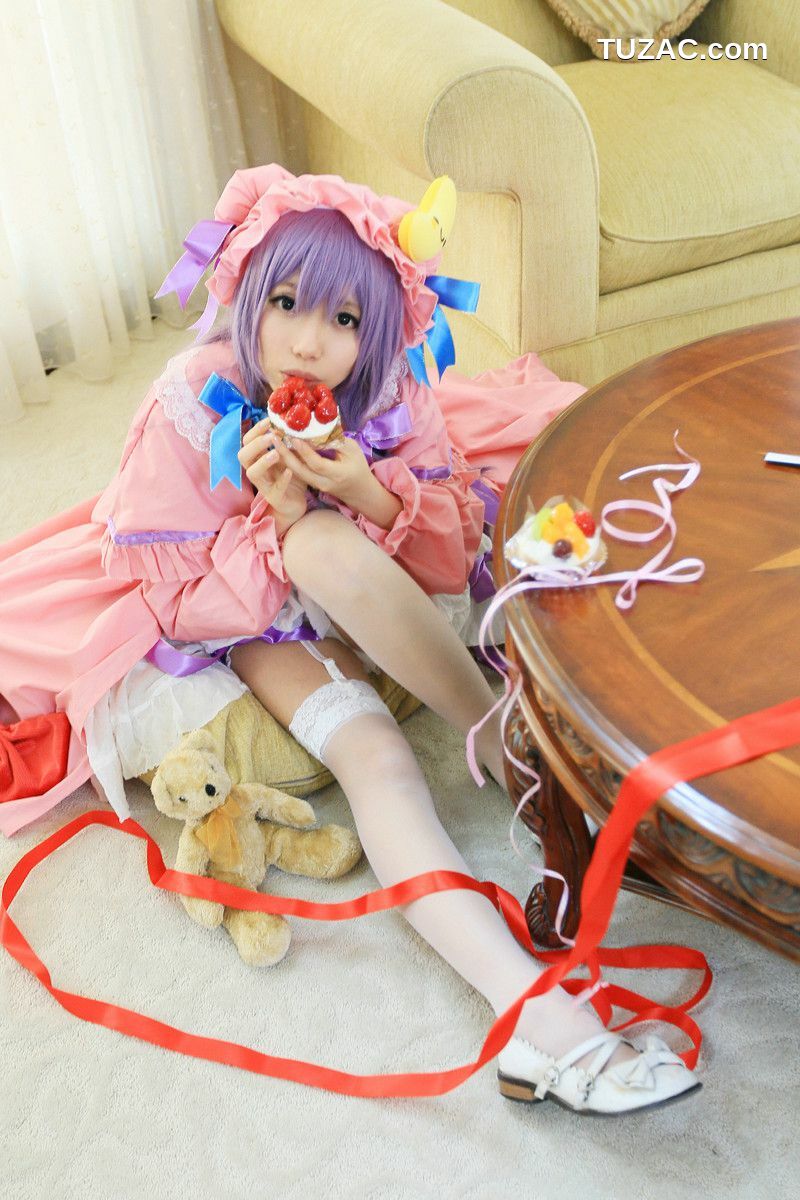 日本CosPlay_天使みゅ (Tenshi Myu) 《東方Project》Patchouli Knowledge 2  写真集[120P]