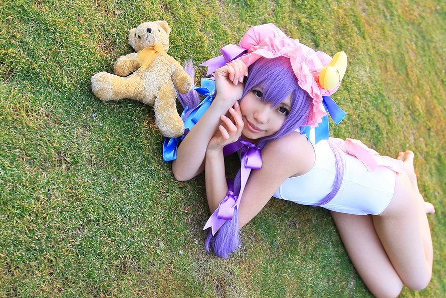 日本CosPlay_天使みゅ (Tenshi Myu) 《東方Project》Patchouli Knowledge 2  写真集[120P]