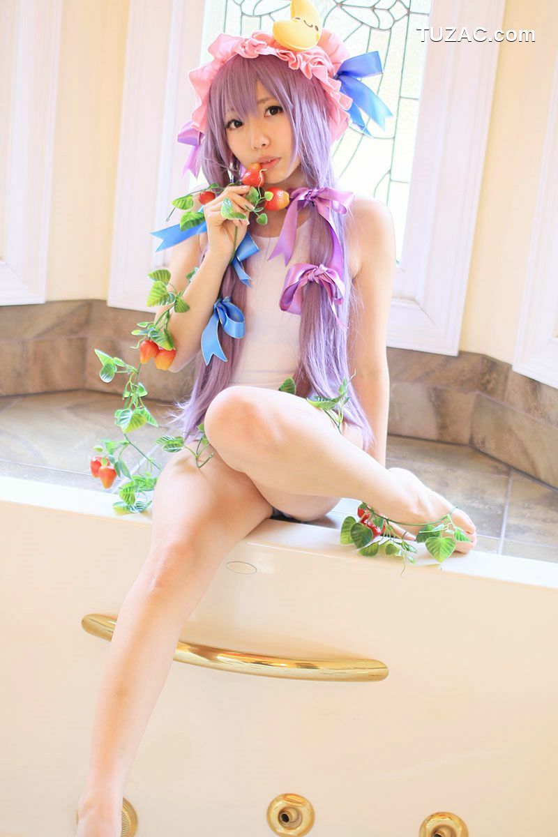 日本CosPlay_天使みゅ (Tenshi Myu) 《東方Project》Patchouli Knowledge 2  写真集[120P]