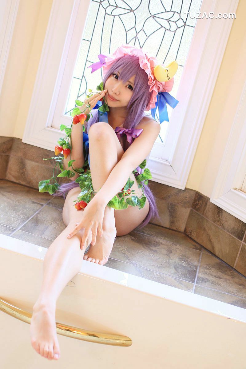 日本CosPlay_天使みゅ (Tenshi Myu) 《東方Project》Patchouli Knowledge 2  写真集[120P]