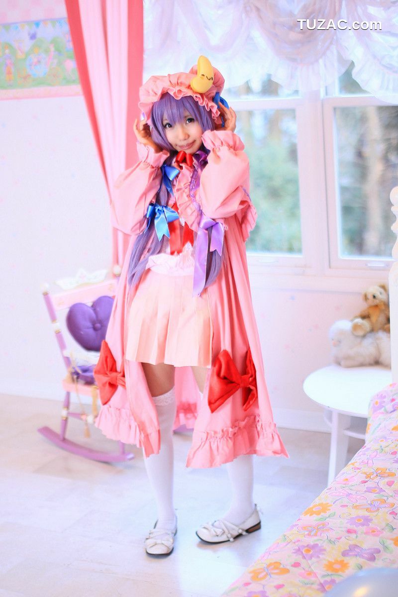 日本CosPlay_天使みゅ (Tenshi Myu) 《東方Project》Patchouli Knowledge 2  写真集[120P]