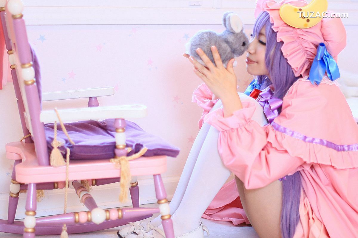 日本CosPlay_天使みゅ (Tenshi Myu) 《東方Project》Patchouli Knowledge 2  写真集[120P]