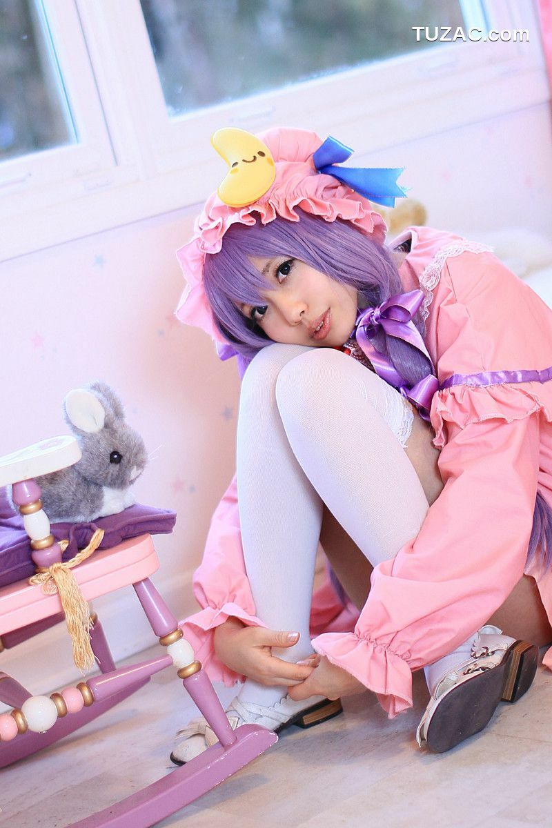 日本CosPlay_天使みゅ (Tenshi Myu) 《東方Project》Patchouli Knowledge 2  写真集[120P]