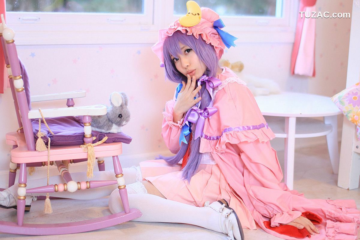 日本CosPlay_天使みゅ (Tenshi Myu) 《東方Project》Patchouli Knowledge 2  写真集[120P]