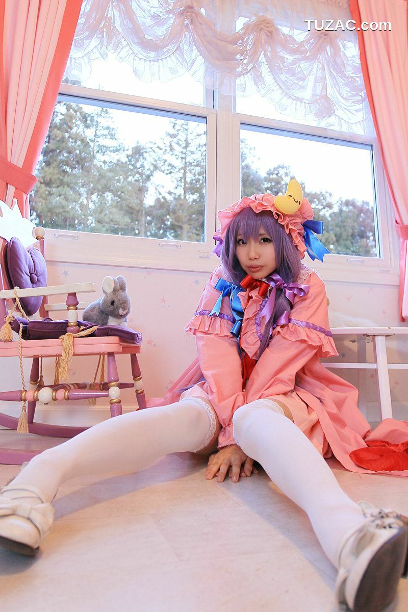 日本CosPlay_天使みゅ (Tenshi Myu) 《東方Project》Patchouli Knowledge 2  写真集[120P]