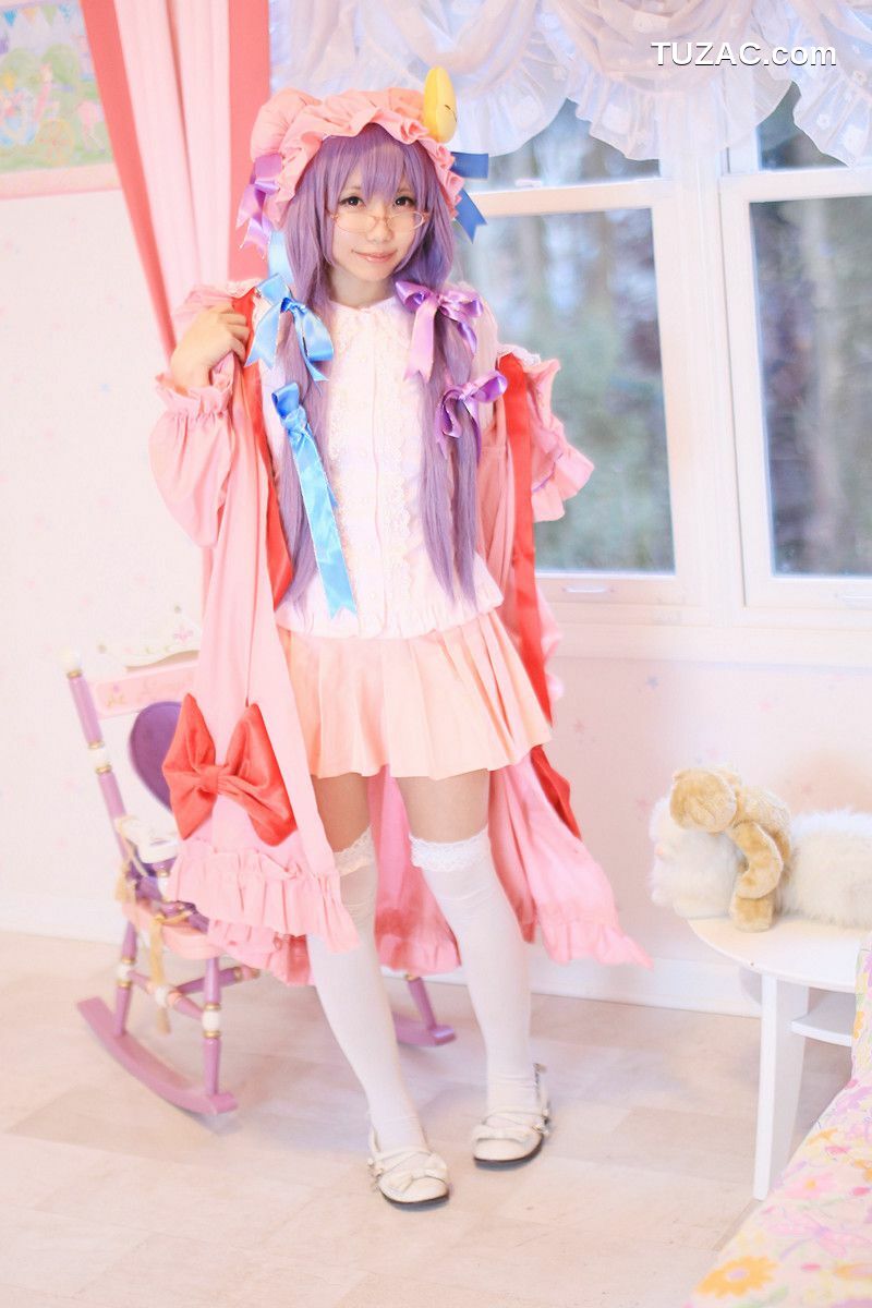 日本CosPlay_天使みゅ (Tenshi Myu) 《東方Project》Patchouli Knowledge 2  写真集[120P]