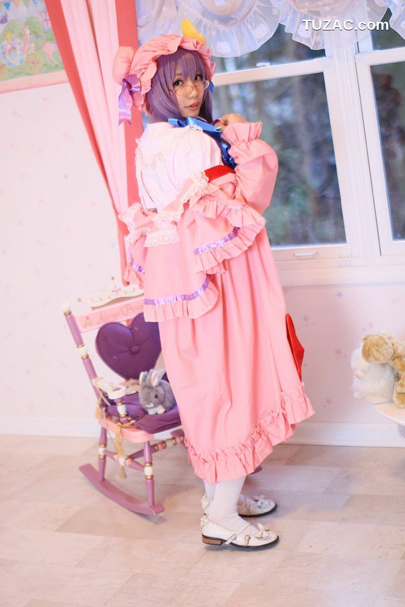 日本CosPlay_天使みゅ (Tenshi Myu) 《東方Project》Patchouli Knowledge 2  写真集[120P]