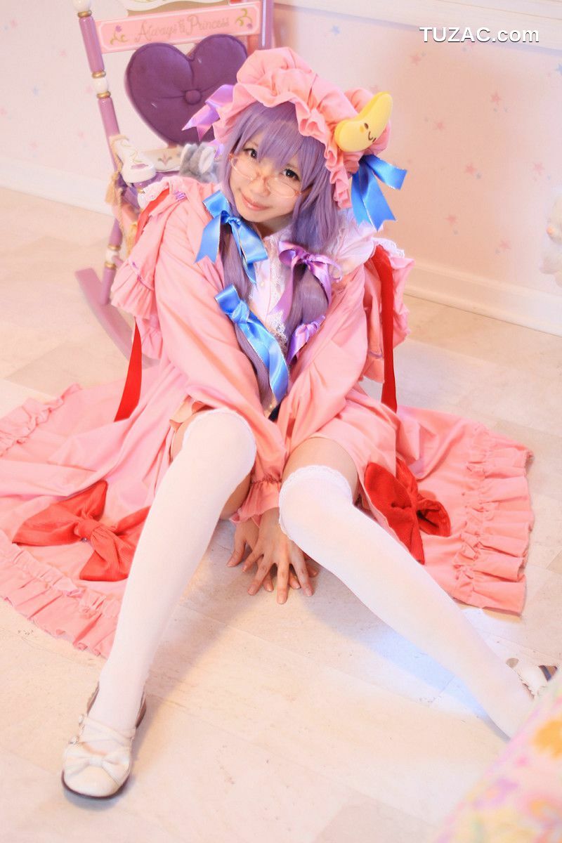 日本CosPlay_天使みゅ (Tenshi Myu) 《東方Project》Patchouli Knowledge 2  写真集[120P]