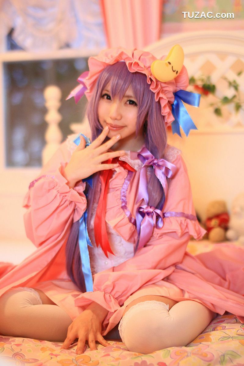 日本CosPlay_天使みゅ (Tenshi Myu) 《東方Project》Patchouli Knowledge 2  写真集[120P]