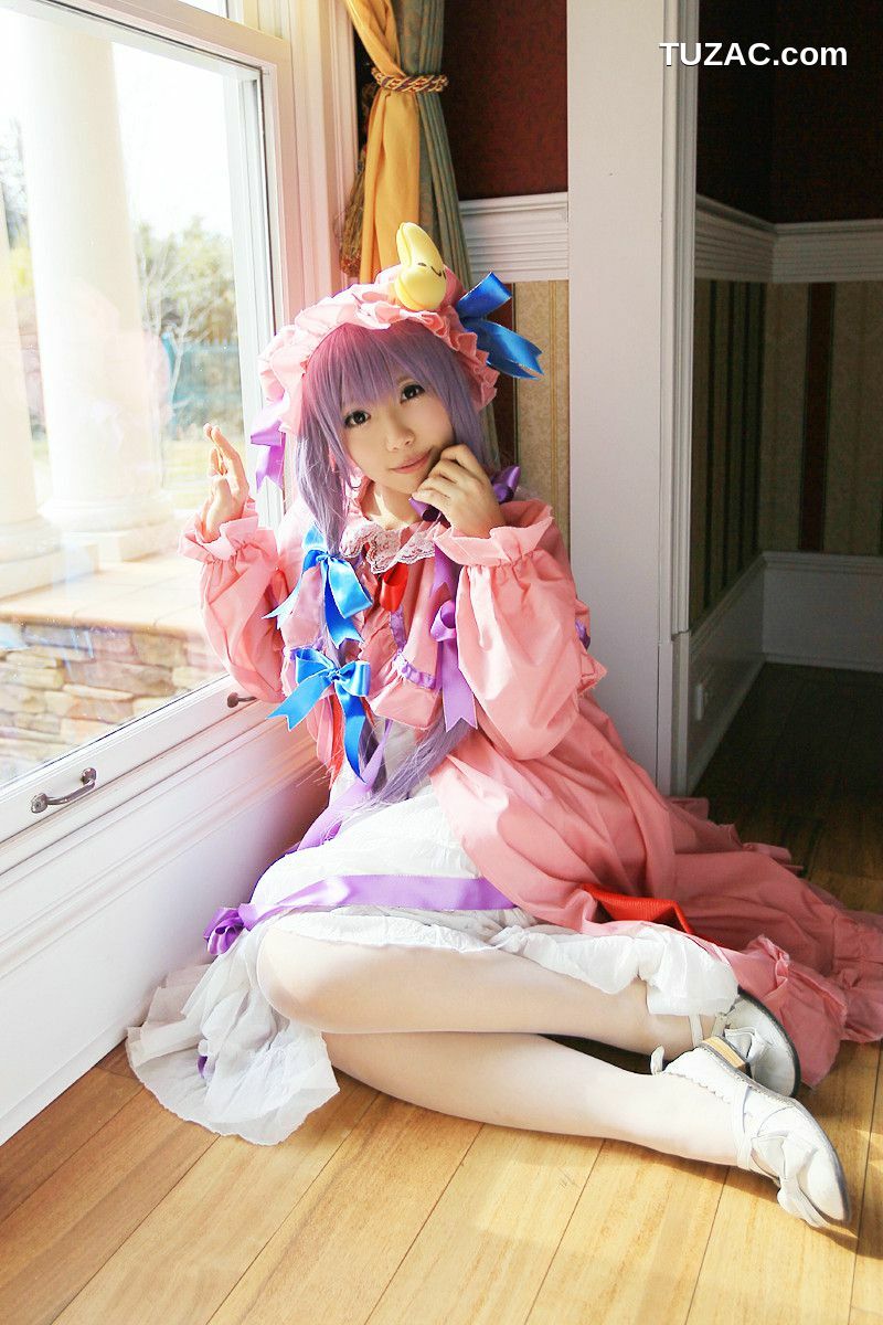 日本CosPlay_天使みゅ (Tenshi Myu) 《東方Project》Patchouli Knowledge 2  写真集[120P]