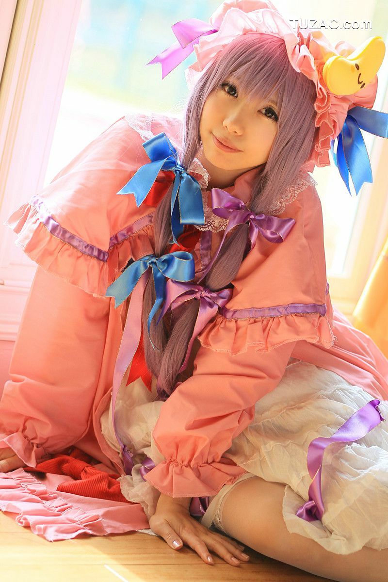 日本CosPlay_天使みゅ (Tenshi Myu) 《東方Project》Patchouli Knowledge 2  写真集[120P]