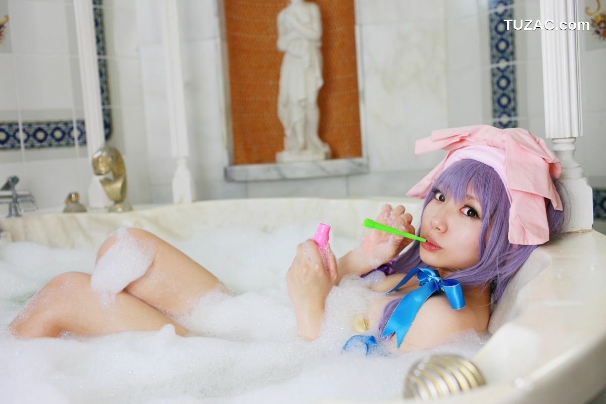 日本CosPlay_天使みゅ《Touhou Project》Patchouli Knowledge 写真集[100P]