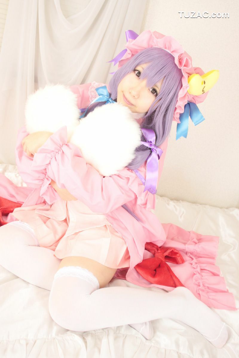 日本CosPlay_天使みゅ《Touhou Project》Patchouli Knowledge 写真集[100P]