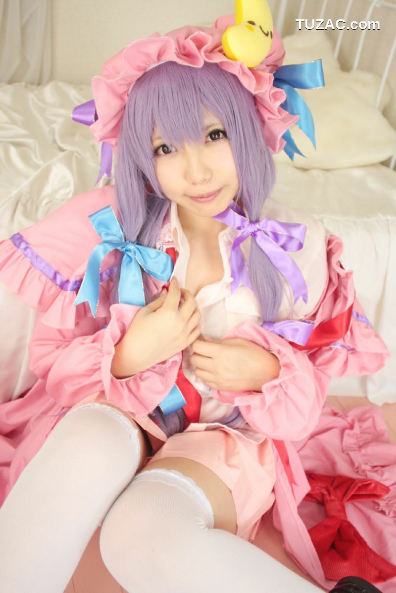 日本CosPlay_天使みゅ《Touhou Project》Patchouli Knowledge 写真集[100P]