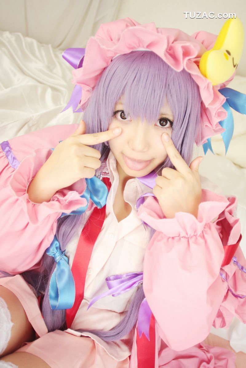 日本CosPlay_天使みゅ《Touhou Project》Patchouli Knowledge 写真集[100P]