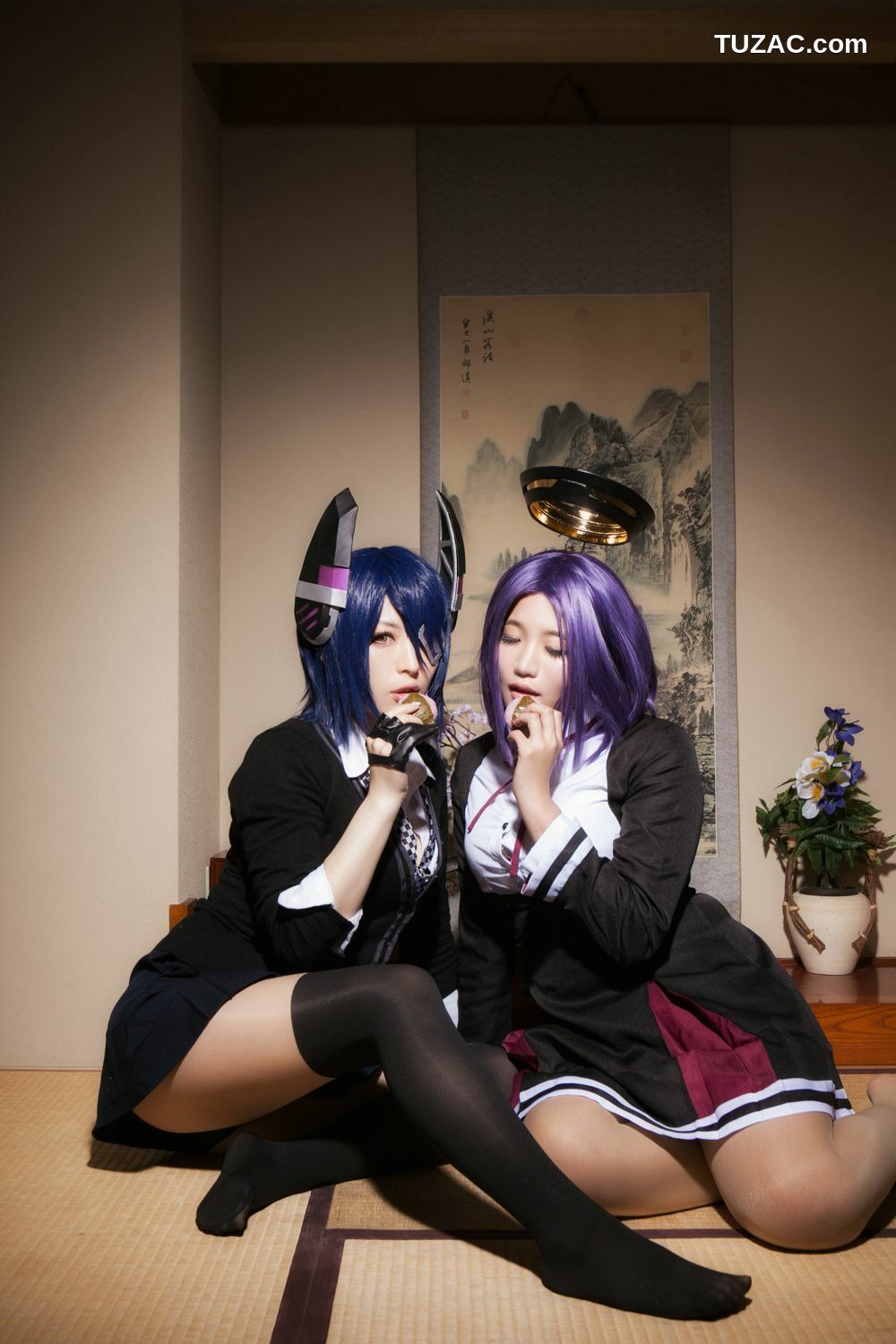 日本CosPlay_太宰ガロ&amp;Usagi 《Kantai Collection》Tenryu+Tatsuta 写真集[100P]