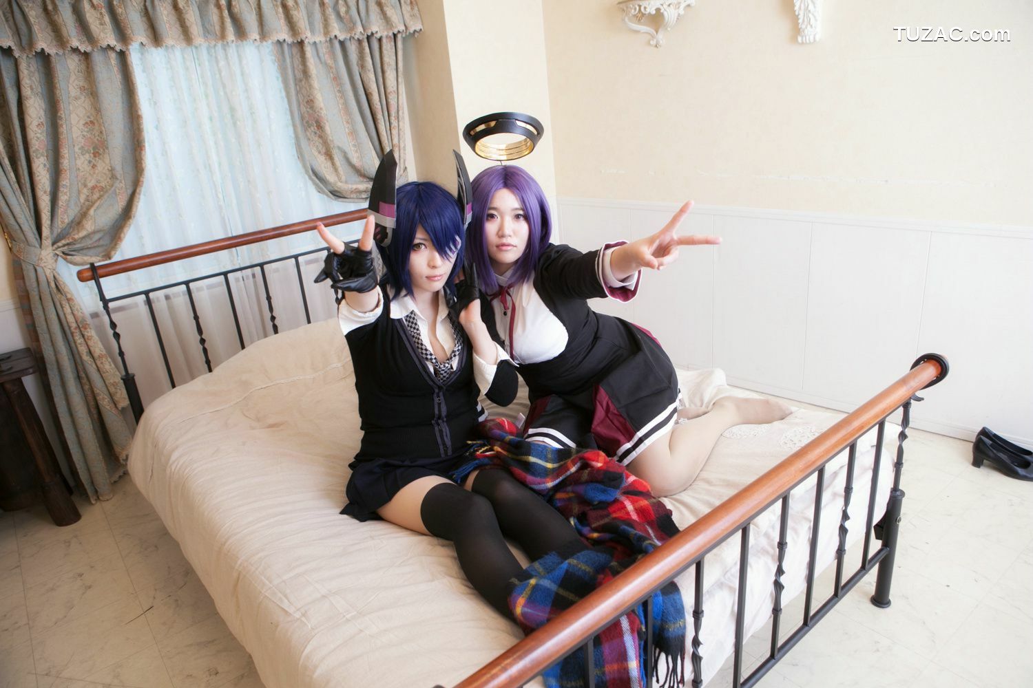 日本CosPlay_太宰ガロ&amp;Usagi 《Kantai Collection》Tenryu+Tatsuta 写真集[100P]