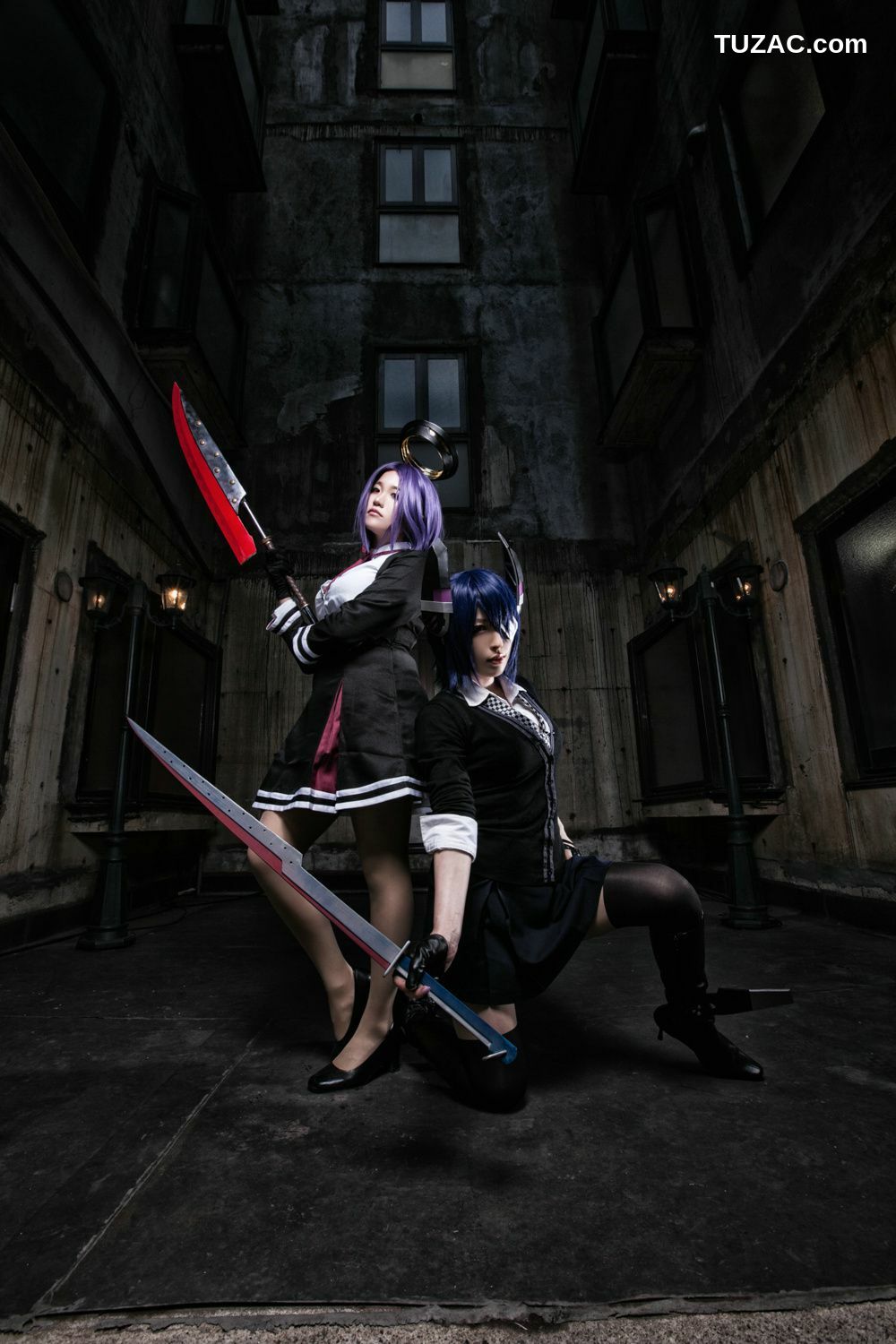 日本CosPlay_太宰ガロ&amp;Usagi 《Kantai Collection》Tenryu+Tatsuta 写真集[100P]