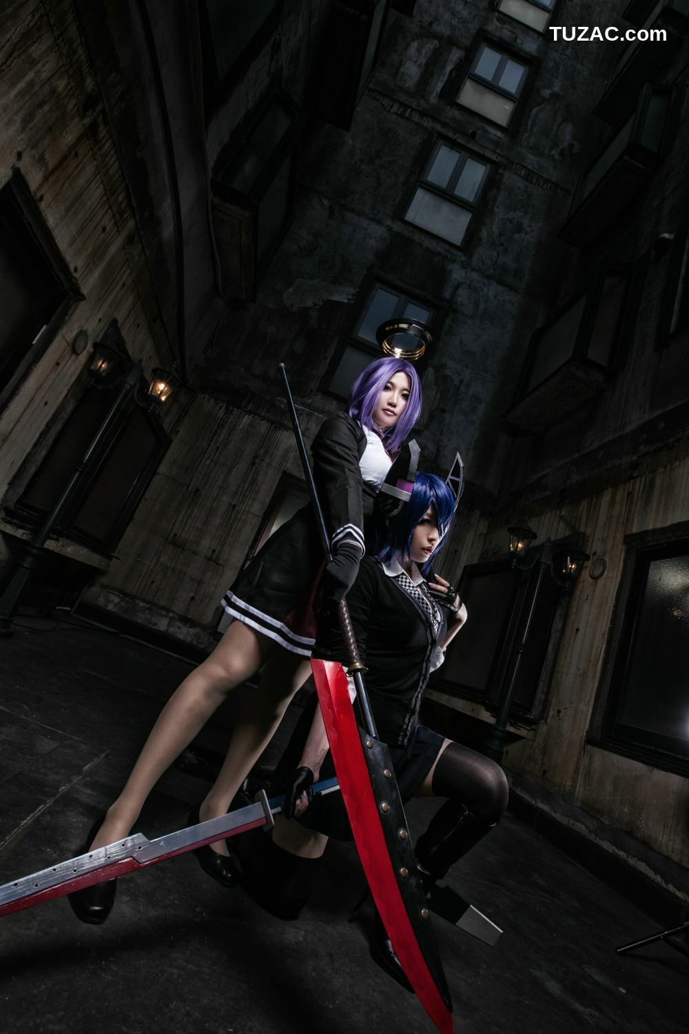 日本CosPlay_太宰ガロ&amp;Usagi 《Kantai Collection》Tenryu+Tatsuta 写真集[100P]