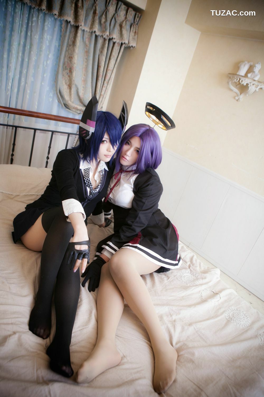 日本CosPlay_太宰ガロ&amp;Usagi 《Kantai Collection》Tenryu+Tatsuta 写真集[100P]