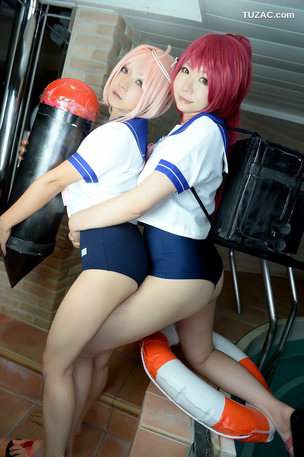 日本CosPlay_日暮りん&amp;日暮らん《艦隊これくしょん》伊168+伊58 写真集[100P]