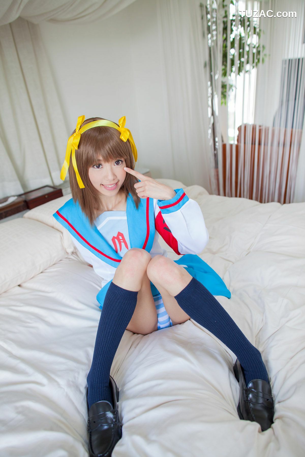 日本CosPlay_早乙女らぶ 《涼宮ハルヒの憂鬱》Suzumiya Haruhi 写真集[33P]